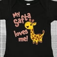 thumbnail image 4 of Inktastic My Safta Loves Me Cute Giraffe Boys or Girls Baby Bodysuit, 4 of 5