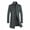 Grey, variant on comerut Men Winter Warm Solid Color Woolen Trench Coat Outwear Overcoat Long Jacket