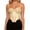 Beige, variant on Womens Tank Solid V Neck Mesh Camisole with Built in Bra Shining Rhinestone Detachable Straps Bustier Coffee 34