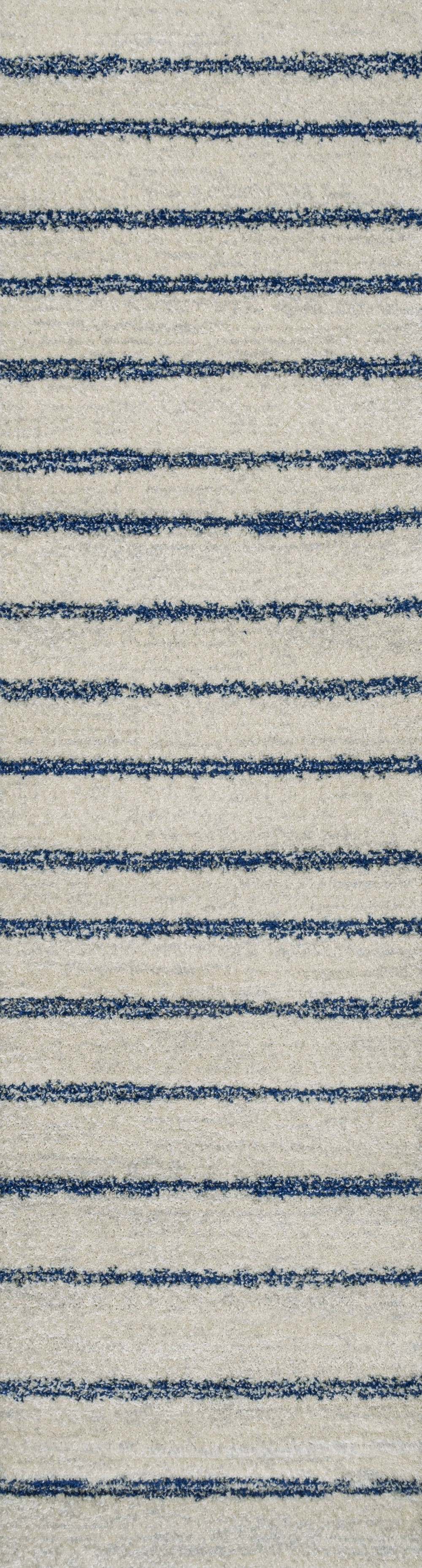 JONATHAN Y MOROCCAN HYPE 2 x 8 Runner Rug, Williamsburg Minimalist Stripe - Cream/Navy, MOH201E-28
