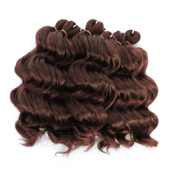 Ocean Wave Crochet Hair Deep Wave Crochet Hair Ocean Wave Braids Hair Synthetic Crochet Braiding Hair Extensions 8 Packs (9 Inch (Pack of 8), 4/8/33/39)
