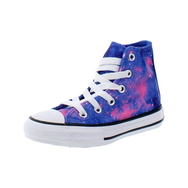 Converse Converse Girls Miss Galaxy Printed High Top Fashion Sneakers Walmart Com Walmart Com