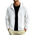 thumbnail image 6 of KyCheLot Zip up Jackets for Men Texture Pockets Hooded Casual Athletic Outdoor Lightweight Outwear, 6 of 7