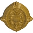 thumbnail image 3 of Ekena Millwork 26 3/8"W x 17 1/4"H x 1 3/4"P Marcella Ceiling Medallion (Fits Canopies up to 3"), Hand-Painted Pharaohs Gold, 3 of 4
