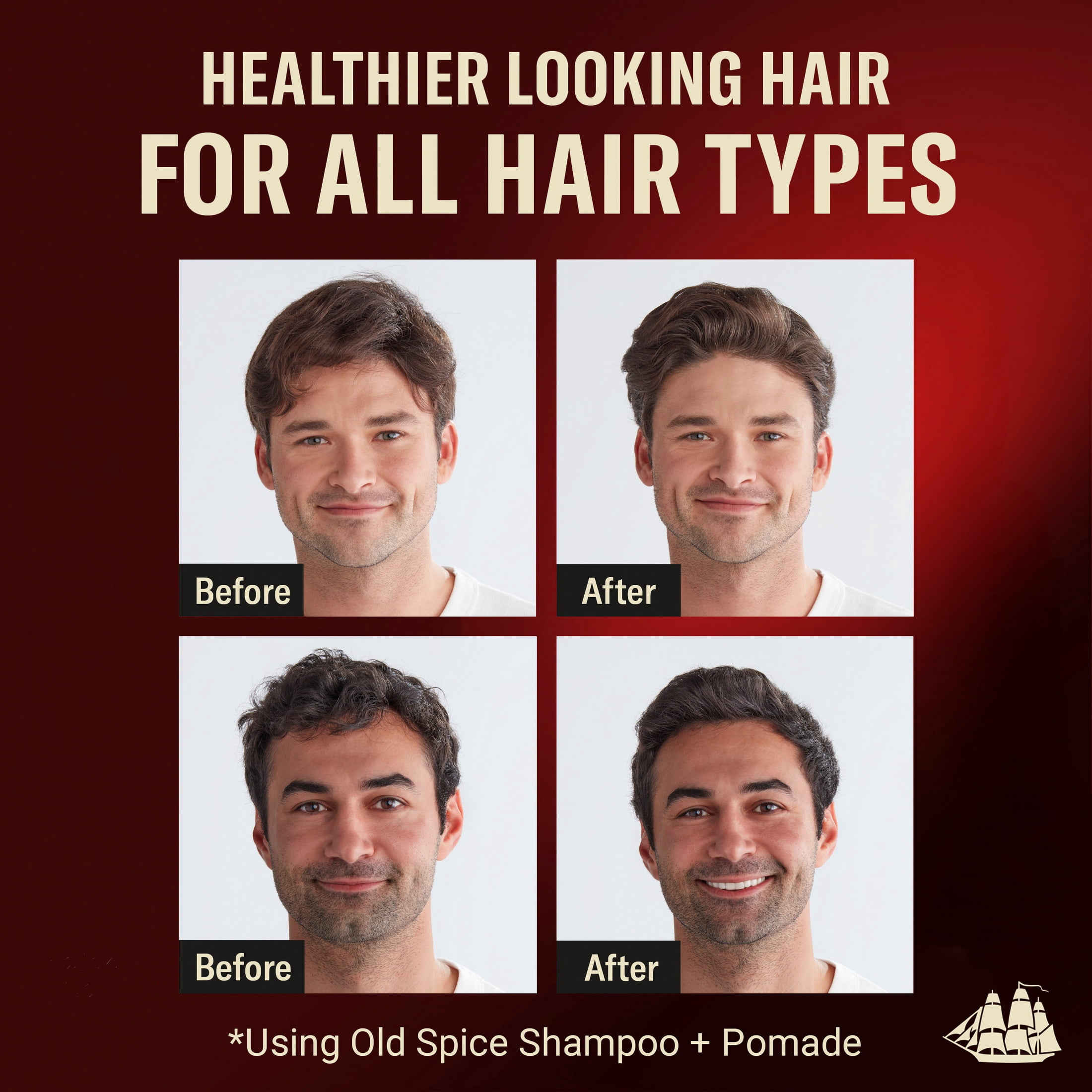 (4 pack) Old Spice Mens Shampoo, The Spice Alchemist Collection, Velvet Sage & Driftwood, 20 fl oz
