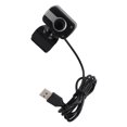 thumbnail image 1 of USB Web Camera 360 Rotatable HD Computer Camera with Built in Microphone & LED Lights for Video Calling Conferencing Skype MSN Yahoo,1080P Laptop Camera, 1 of 7