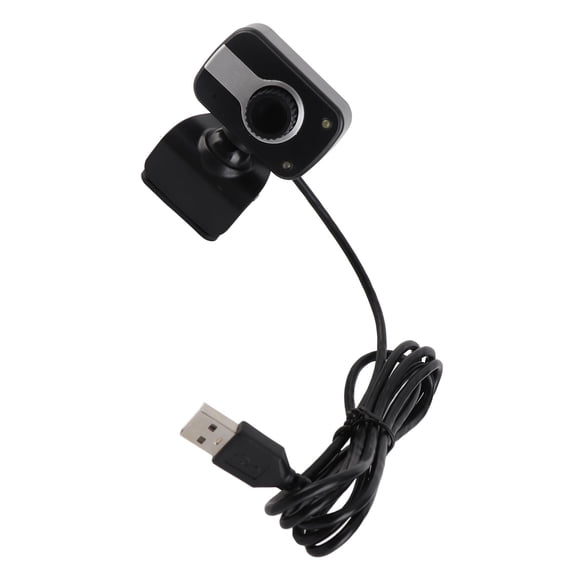 USB Web Camera 360 Rotatable HD Computer Camera with Built in Microphone & LED Lights for Video Calling Conferencing Skype MSN Yahoo,1080P Laptop Camera