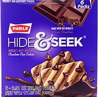 Parle Hide Seek Chocolate Chip Cookies 6 2 91 Oz Packs Walmart Com