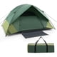thumbnail image 1 of Costway Tienda de Campaña para 2 Personas, Tienda de Campaña Portátil Ligera para Excursiones con Cobertizo para la Lluvia, Colchoneta para el Suelo, Bolsa de Transporte, Lona Impermeable de PE, 1 of 4