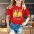 thumbnail image 2 of TZEWGL Tops For Child Print Round Neck Loose Short Sleeve Clothes For Toddlers size 3-4T, 2 of 7
