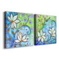 thumbnail image 2 of French Garden Flowers I - Premium Gallery Wrapped Canvas - Ready to Hang Set of 2 - 16 x 16 Each, 2 of 5