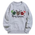 thumbnail image 6 of Wxolcjlv Christmas Paw Print Sweatshirt for Women Pullover Build Sweatshirts, 6 of 6