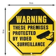 thumbnail image 2 of 9" x 9" Octagon Video Surveillance Sign by HY-KO, 2 of 8