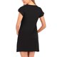 thumbnail image 4 of Vestido de maternidad para lactancia de mujer, vestido de verano de maternidad de manga corta con retazos de encaje a la moda, negro L, 4 of 5