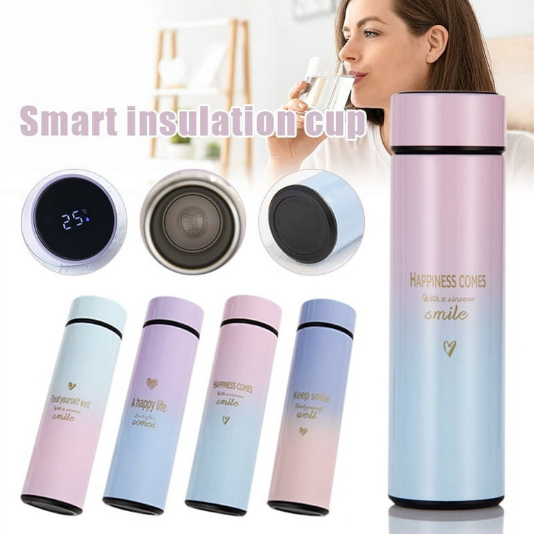 500ML Smart Thermos Water Bottle LED Digital Temperature