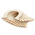 thumbnail image 3 of 24 Uds. Colgante de madera con forma de herradura, artesanía de madera DIY, juguete hecho a mano para niños (83x91mm), 3 of 5