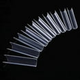 thumbnail image 5 of 200pcs Clear Nail Tips for Acrylic Nails, 2XL Extra Long, 10 Sizes Half Cover C Curve Straight Tapered Square French Nail Tips for Nail Salons Home DIY, 5 of 7