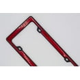 thumbnail image 6 of Creathome 3D Shining and Neon License Plate Frame from Pure Zinc Alloy Metal Perfect Plate Holder, Matt Black with Red Glitter, 6 of 8
