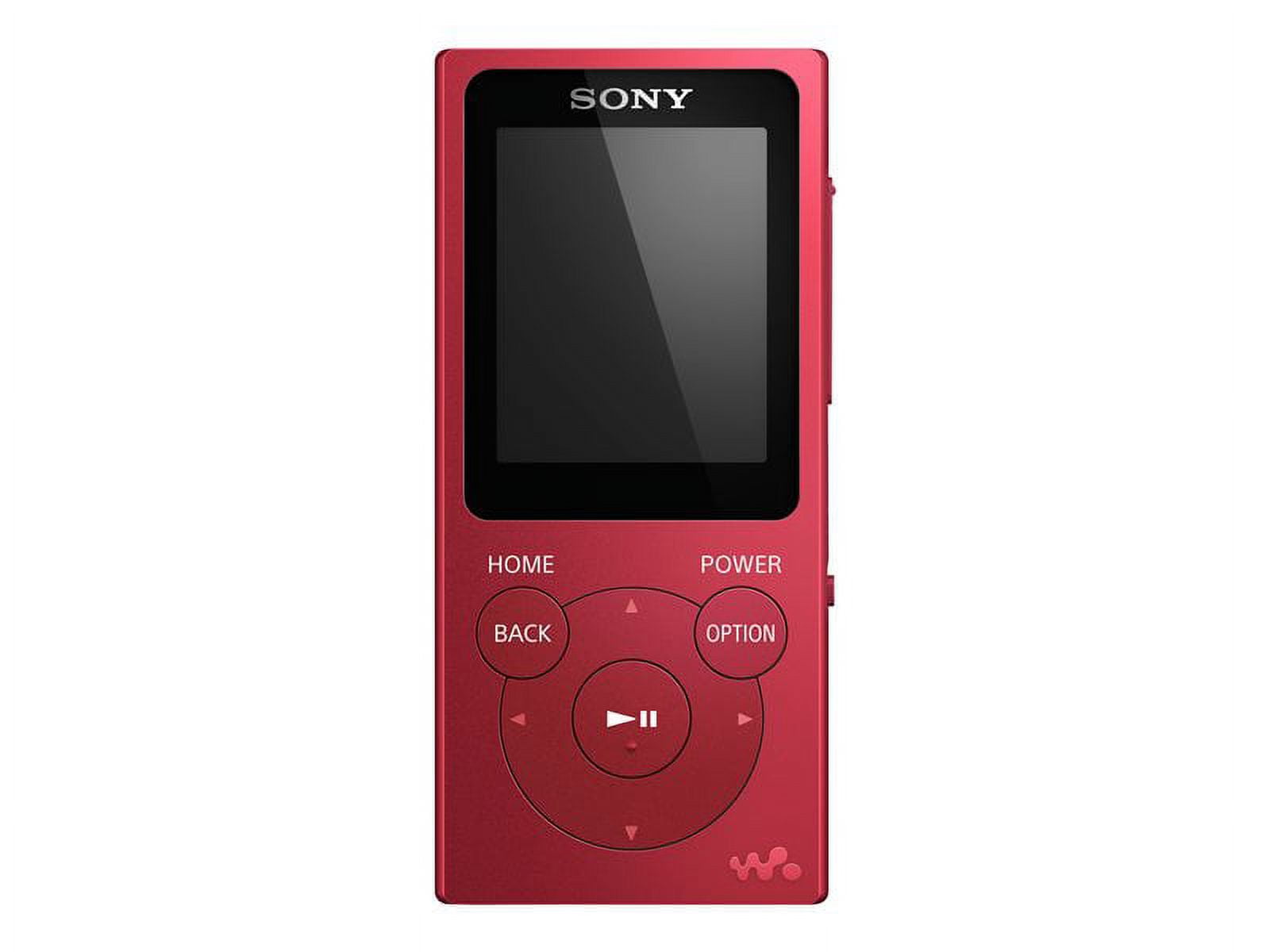 SONY Walkman® Digital Music Player, Portable, 8GB - NW-E394/R Red