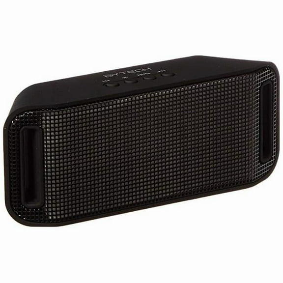 Bytech  12 in. Pill Bluetooth Speaker, Black