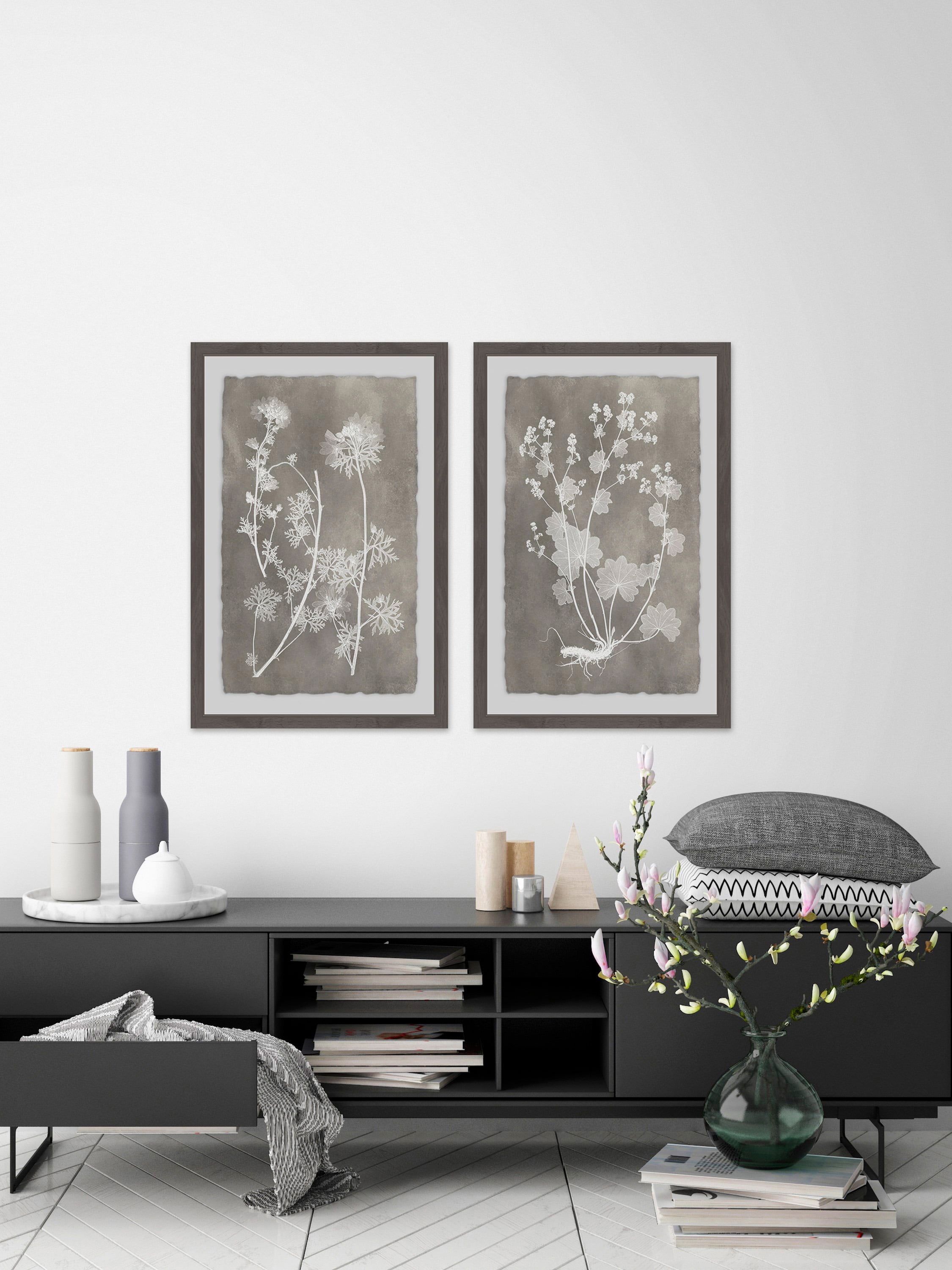 Marmont Hill Herbarium Study Diptych, 36" x 48”