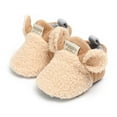 thumbnail image 6 of MYGGPP Cute Cartoon Comfortable Boots for Baby, Soft And Warm Plus Fleece Boots for Indoor Outdoor Walking, Autumn And Winter (Pink,11 (0-6 Months)), 6 of 7