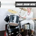 thumbnail image 3 of 3X Snare Wire Snare Drum Wire Strings Straps Snare Drum Accessories 20 Strands Steel for Snare Drums 12In, 3 of 8