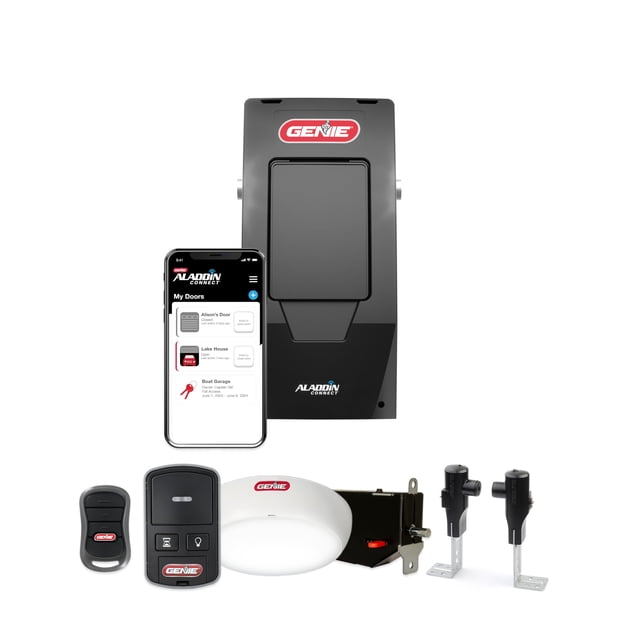 Abridor de puerta de garaje Genie 6172H-O con soporte de pared Smart