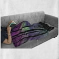thumbnail image 5 of Abstract Woman Soft Flannel Fleece Blanket, Cosmic Night Scene in the Forest with a Couple Holding Hands, Cozy Plush for Indoor and Outdoor Use, 70" x 90", Charcoal Grey Multicolor, by Ambesonne, 5 of 5