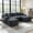 Gray, variant on AUU 106.3" U-Shape Cloud Modular Sectional Sleeper Sofa with Deep Seats – No Assembly Required, Convertible Couch for Living Room, Bedroom, or Apartment
