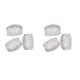 thumbnail image 3 of Peines torcidos para el cabello Qarigey peine tenedor de plástico Blanco claro 2Conjunto, 3 of 6