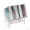 Clear, variant on SAYEEC Clear Acrylic 2-Tier 45° Tilt Desktop File Organizer, Large Capacity Bookshelf Storage for Office & Home