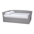 thumbnail image 1 of Baxton Studio Delora Full Size Light Grey Upholstered Daybed, 1 of 8