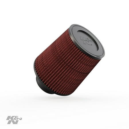 K&N Universal Clamp-On Engine Air Filter: Washable and Reusable: Round Tapered; 3 in (76 mm) Flange ID; 6 in (152 mm) Height; 6 in (152 mm) Base; 4.625 in (117 mm) Top  RE-0930