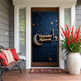 thumbnail image 7 of Ramadan Themed Banner with Crescent Moon Starry Night Background Mosque Elements Backdrop Party Decorations for Ramadan Celebrations Iftar Gatherings Family Parties Islamic Events Cultural Festivities, 7 of 7