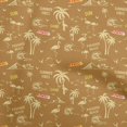 thumbnail image 1 of oneOone Cotton Cambric Brown Fabric Beach Hawai Sewing Material Print Fabric By The Yard 42 Inch Wide, 1 of 4