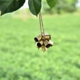thumbnail image 4 of Vivanta Rustic Vintage Holiday Handmade Christmas Ornaments Cow Bell, 4 cm, 10 Pcs, Gold, 4 of 11