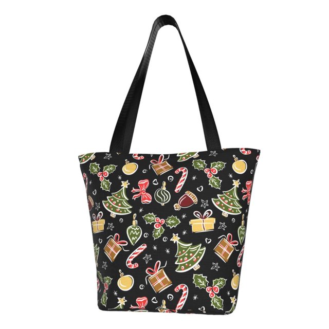 Easygdp Christmas Tree Decoration Bolso de Hombro para Mujer, Bolso Bandolera y Cartera de Mano Elegante para Uso Diario