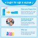 thumbnail image 3 of Juego de 4 cepillos de dientes para perros, cepillo de dientes de silicona de 360° para mascotas para la limpieza dental, cuidado dental, cepillo de dientes de dedo para cachorros, gatos y animales pe, 3 of 5