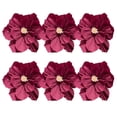 thumbnail image 1 of 6pcs Paper Flowers 3D Atmosphere Crepe Paper Flowers Handcrafted Home Decor, 1 of 8