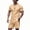 Khaki, variant on Men'S Quick Dry Breathable Athletic Tracksuits Short Sleeve T Shirt And Shorts Set For Summer Running Workout And Gym Training,Navy,S