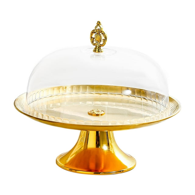 Soporte para tartas, tabla de quesos redonda multiusos, platos para tartas, soporte para tartas, pedestal alto para 26cm