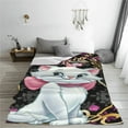 thumbnail image 4 of The Aristocats Throw Blanket Soft Cozy Warm College Printing Oversized Lightweight Home Decoration All Seasons For Sofa Bed Couch Bedroom, 4 of 8
