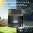 thumbnail image 4 of TECKNET Solar Wireless Driveway Alarm with 2600FT Long Range & 36 Melodies & 5 Volumes and Supports 4 Zones Weatherproof Motion Sensor Alarm to Protect Inside/Outside Property (1 Receiver 1 Sensor), 4 of 7