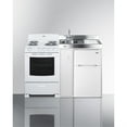 thumbnail image 2 of All-in-one combination kitchenette with refrigerator-freezer, sink, storage cabinet, and coil range, 2 of 5