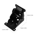 thumbnail image 2 of ETHZZLE 4Pcs Folding Table Hinge Black Self Locking Bracket Durable Hardware for Home Use, 2 of 6