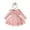 Pink, variant on Pink Boho-Style Lace Ruffles Romper Dress Set with Matching Headband for Baby Girls - Ideal for Photo Ops and Special Events