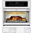 thumbnail image 1 of Kitchen Elite Air Fryer Combo de horno tostador, horno de encimera grande de 26,4 cuartos, 18 preajustes y 1 precalentamiento y luz, con cesta de freidora, rejilla de alambre, bandeja para hornear, ba, 1 of 1