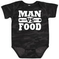 thumbnail image 3 of Inktastic Man vs Food Boys or Girls Baby Bodysuit, 3 of 5