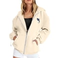 thumbnail image 3 of PRfgtbd Hoodies for Women Zip Up Hoodie Casual Sweatshirts with Front Pockets Soft Long Sleeve Jacket Streetwear Tops, 3 of 6